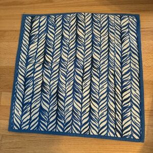 Set of 2 Pottery Barn Blue Linen Pillow Covers - 20x20